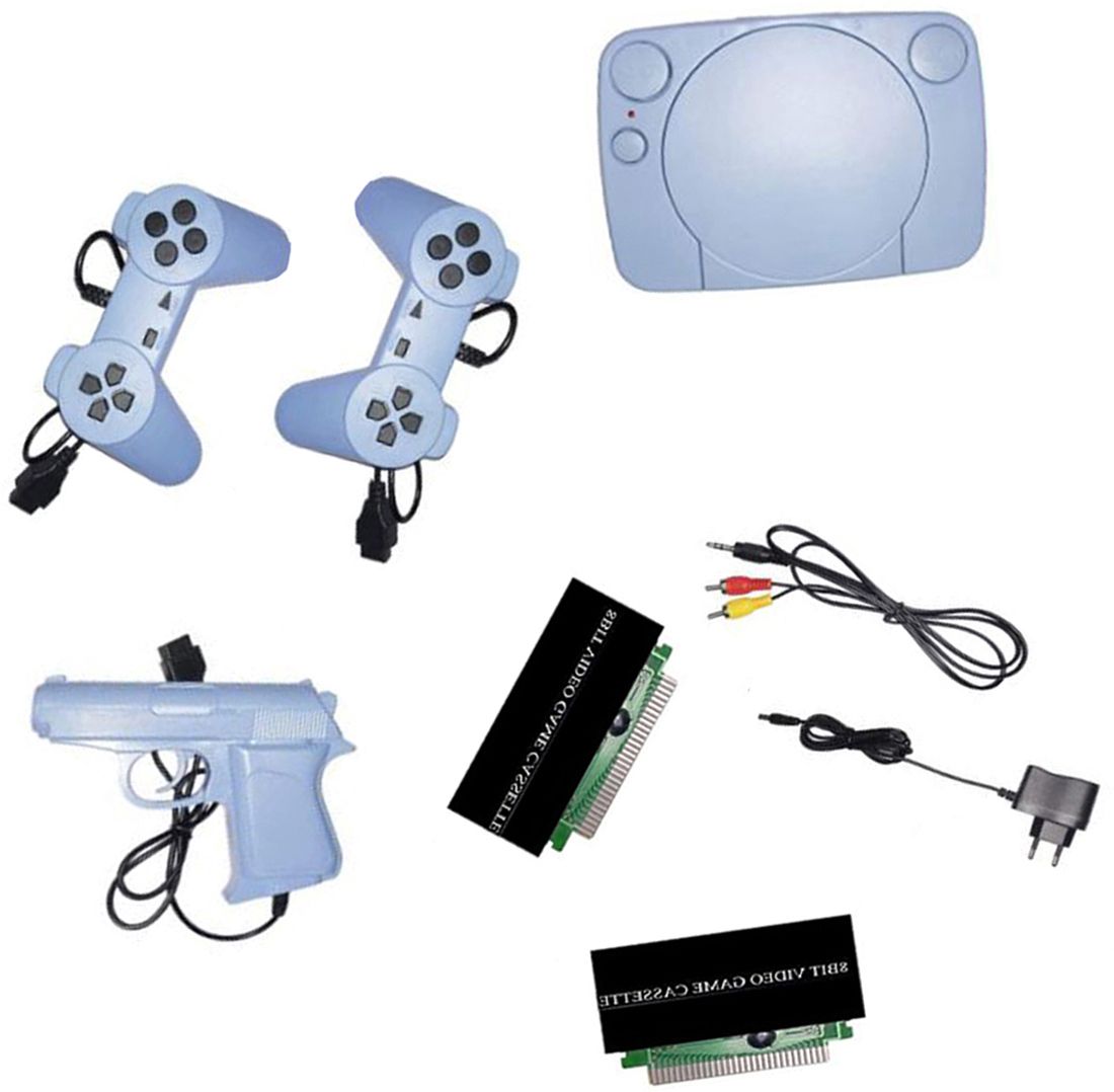 Inquisitive 84 Classic TV Game new 2 Cassette Inbuilt Console NA GB with Contra, Super Mario Bros, F1 Race, Cricket Game-image-45