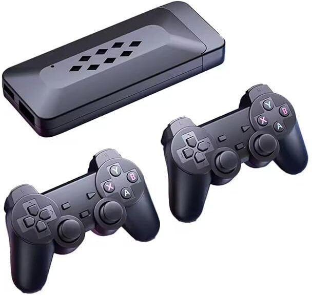 GAMESOUL Retro M33 Game Stick Console with 2.4G Dual Wireless Gamepad – Handheld Gaming Console for TV, Old Video Game for Kids (Best Gift & Fun) All Ages 128 GB with Modern Gamer Love by Fans of Portable, PS5,PS4,PS3,PS2,PS1, Xbox,Nintendo Switch-image-8