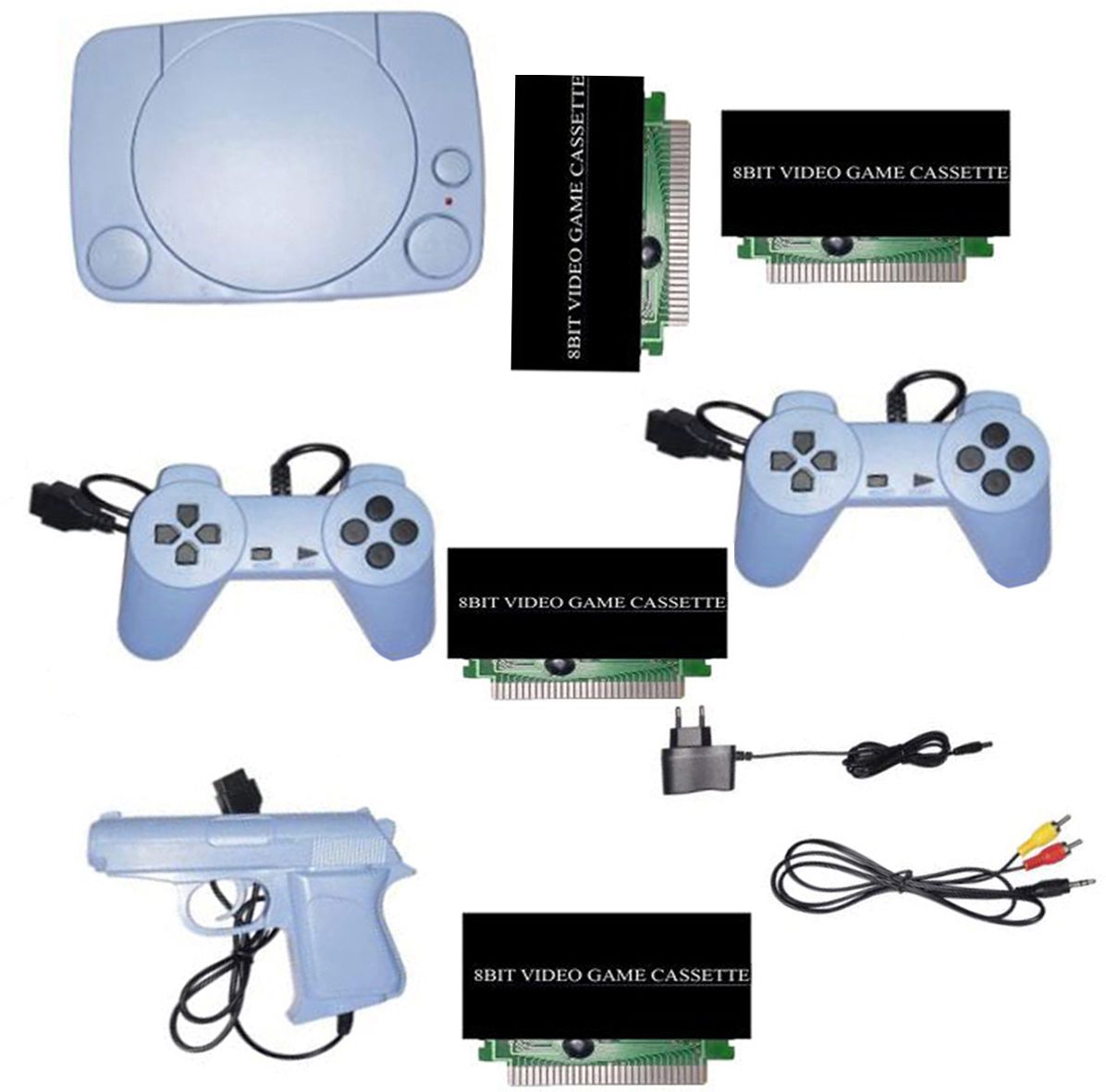 KAIKO inbuilt game in-built 4 cassette 8bit 1 TV Classic video game console NA GB with 30 to 40 games in built ,with 1 cassette-image-23