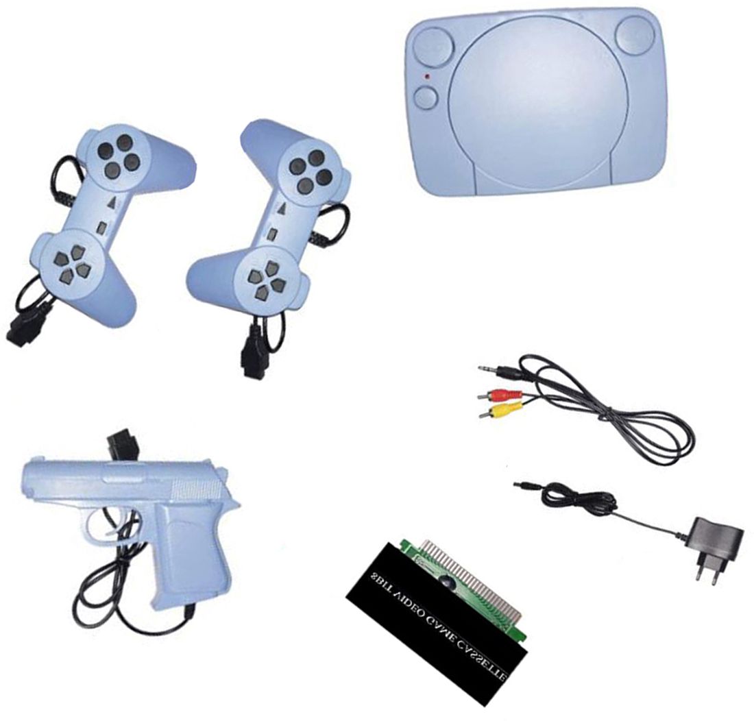 GARNER 84 TV Console Inbuilt classic Game 8-bit with 1 Cassette NA GB with Contra, Super Mario Bros, F1 Race, Cricket Game-image-47