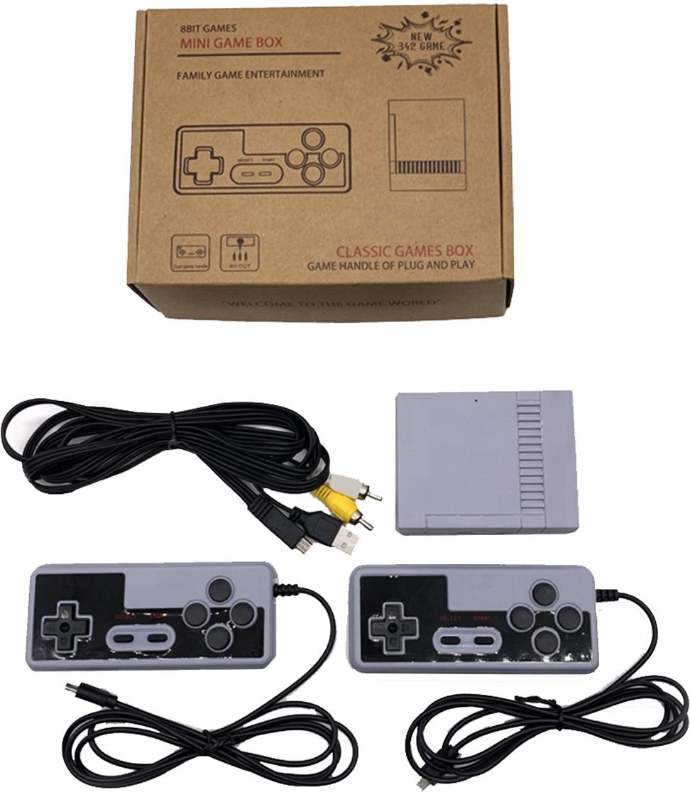 GROZA MINI 8 BIT GAME BOX, FAMILY GAME ENTERTAINMENT PLUG-&-PLAY BUIT-IN- 342 GAMES 1 GB with Super Mario, Crash, Zelda, Sonic, Donkey Kong, Street Fighter-picture-21