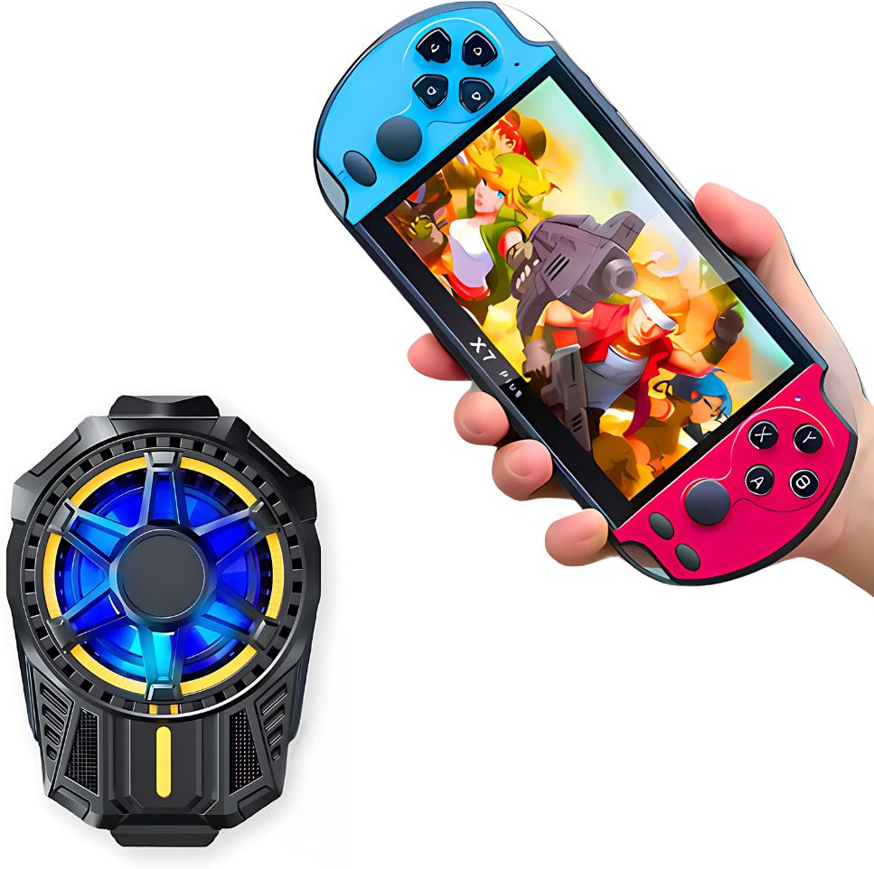 Elevea Combo C162 Handheld Gaming Device & Phone Cooling Fan - 15 Years Warranty 8 GB with Classic Games-image-16