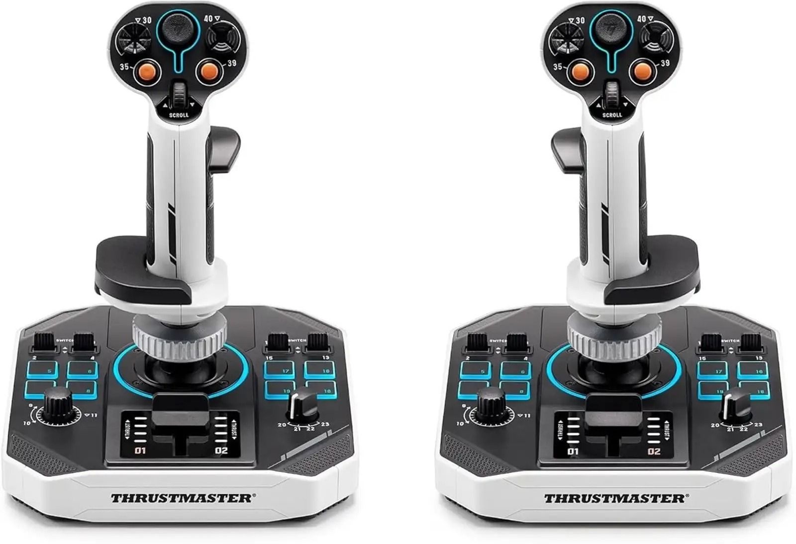 THRUSTMASTER Sol-R 2 HOSAS Space Sim Duo, Dual Flight Stick for PC Simulation with 6 Physical Axes, 10 Virtual Axes, Perfect Gift for racing gamers-image-41