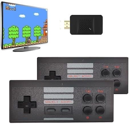 gamenophobia Kid's Plug & Play Wireless HD 1080p TV Video Game with with 8 Bit Retro Built-in, HDMI Game Stick Dongle for up to 2 Players-picture-13