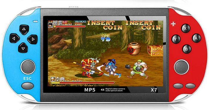 Grabit X7Portable Retro VideoGame Console Built in 8GB 4.3'' 64Bit Handheld Game Player 8 GB with Mario, Contra, Racing, Shooting, AES-picture-26