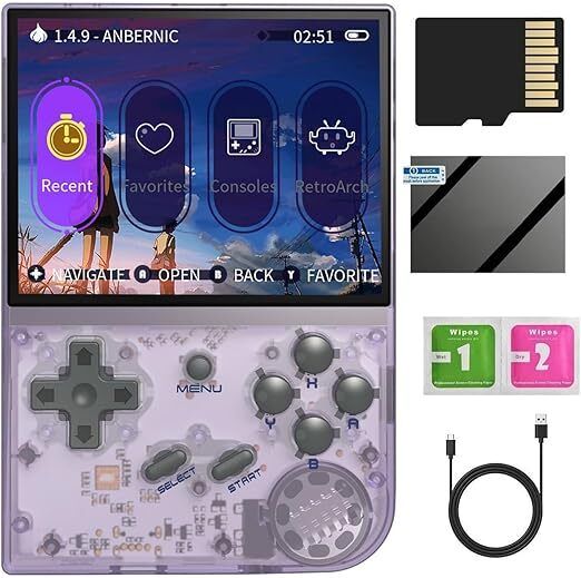 EXtreme RG35XX Retro Handheld Game Console 64 GB with 30000+ Game, with Linux System 3.5 Inch IPS Screen, Built-in 64G TF Card-image-25