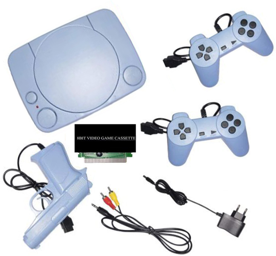 VK MART Contra, mario Bro, 8bit TV Classic video game console with in-built MORE games NA GB with 30 to 40 games in built ,with 1 cassette image 1