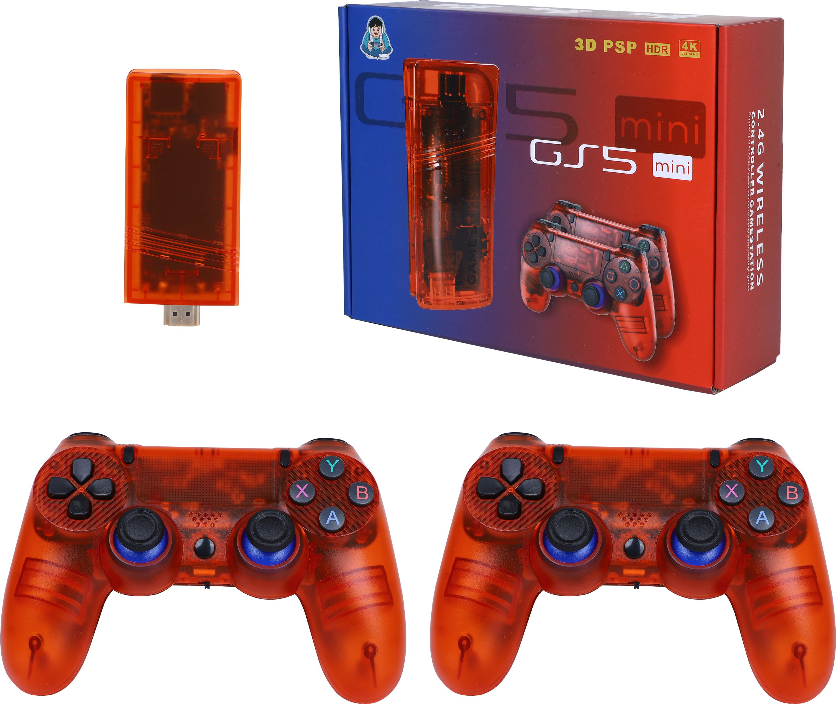 Playtastic GS5 Mini Game Console 64 GB with with 30000 Games like GTA , Tekken, 53 Simulators for PSP Games-image-41