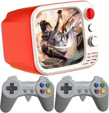 HG WORLD Retro H7 Game Box Gaming Console For TV With 2 Player Portable Sup Game Box 3.5"TV Screen Rechargeable Battery Handheld Console Hand Video Game For TV 512MB GB with 700+ Classic Video Game Handheld, Best Gift All Ages, Mario Game Tv Game Set-image-32