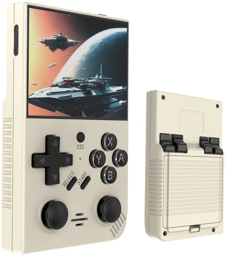 Linkify J R35 Plus Handheld Game Console, Linux, 3.5" IPS, 64GB, 1000 Games, R36S 64 GB with Yes-picture-19