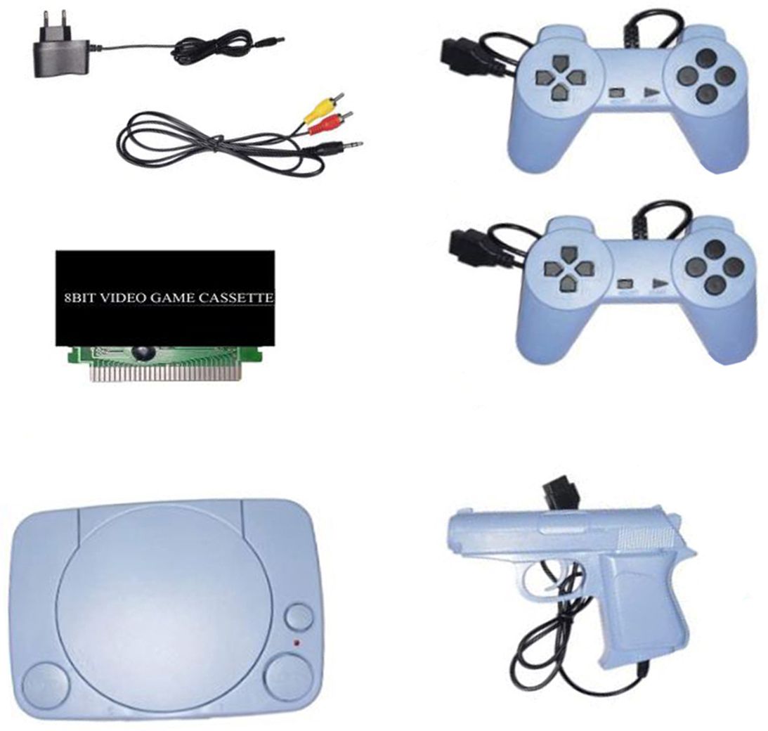 Clubics inbuilt games with 1 tv Classic video game console 8bit 1 casette NA GB with 30 to 40 games in built ,with 1 cassette-image-45