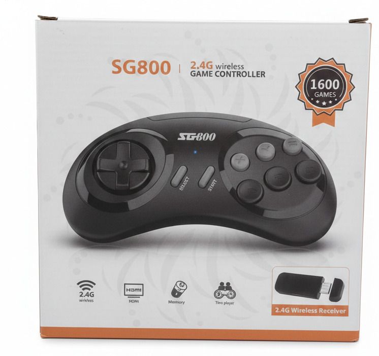 HG WORLD SG800 Mini Game Box , HDMI Retro Game Stick , Classic TV Video Gaming Console 512 MB GB with 1600+ games including action, fighting, puzzle, and sport genres-image-29