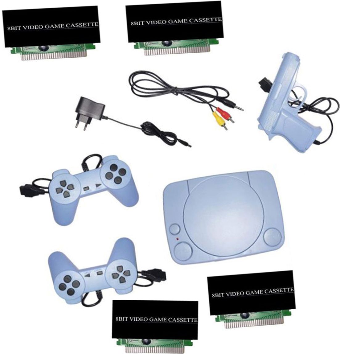 COUNTACH Contra 4 cassette 8bit TV Classic video game console with in-built MORE games NA GB with 30 to 40 games in built ,with 1 cassette-image-48