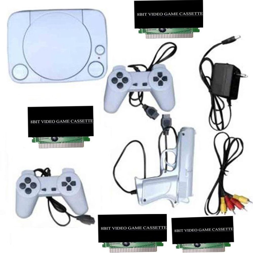 COUNTACH 8bit 4 cassettes with 8bit TV video Classic game console in-built MORE games NA GB with 30 to 40 games in built ,with 1 cassette-image-49