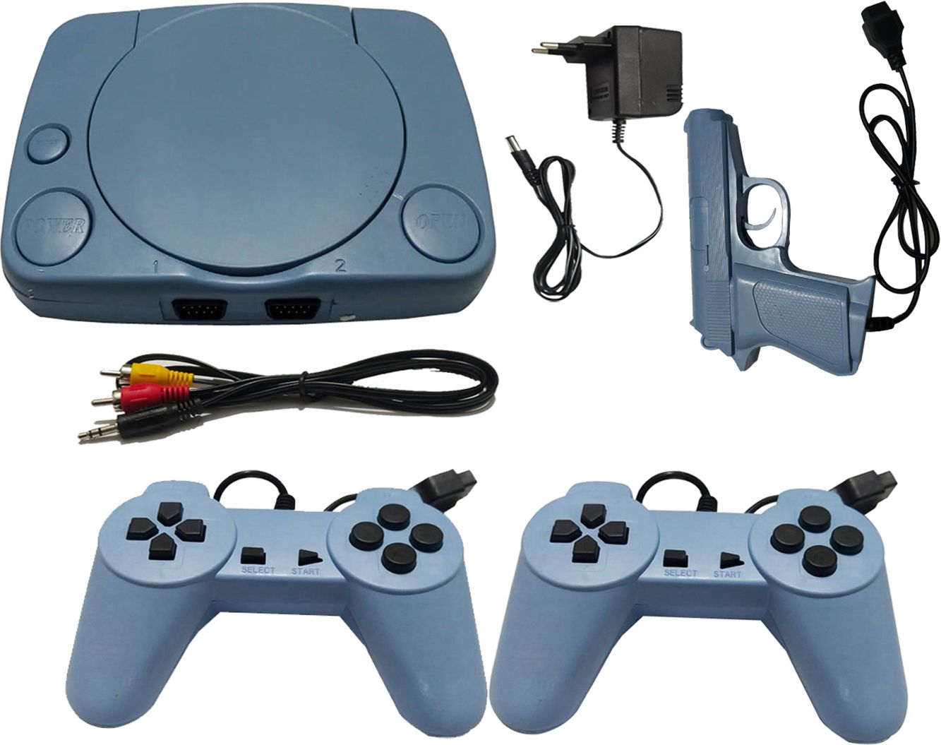 Quotidien TV CLASSIC 8BIT VIDEO GAMING BOX SET WITH INSTALLED GAMES FOR MEN NA GB with contra, super mario bros, duck hunt, F1-image-34