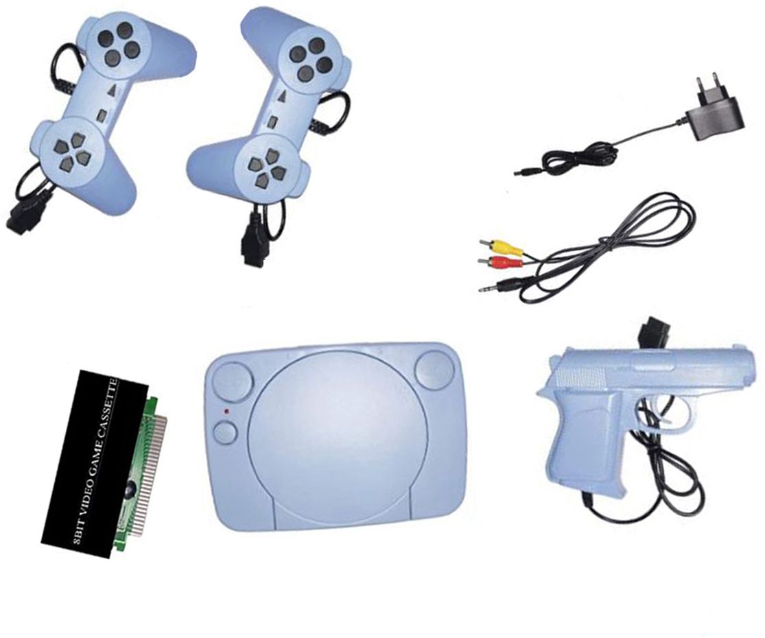 GARNER 93 Inbuilt TV classic Game 8bit Console with 1 Cassette NA GB with Contra, Super Mario Bros, F1 Race, Cricket Game-image-28