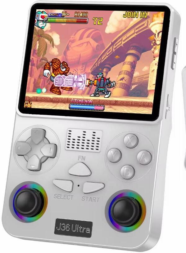 Playtastic J36 Ultra Game Console 4 inch Retro Emulator System 64 GB with RGB joystick lighting & Built-in YouTube support-image-33