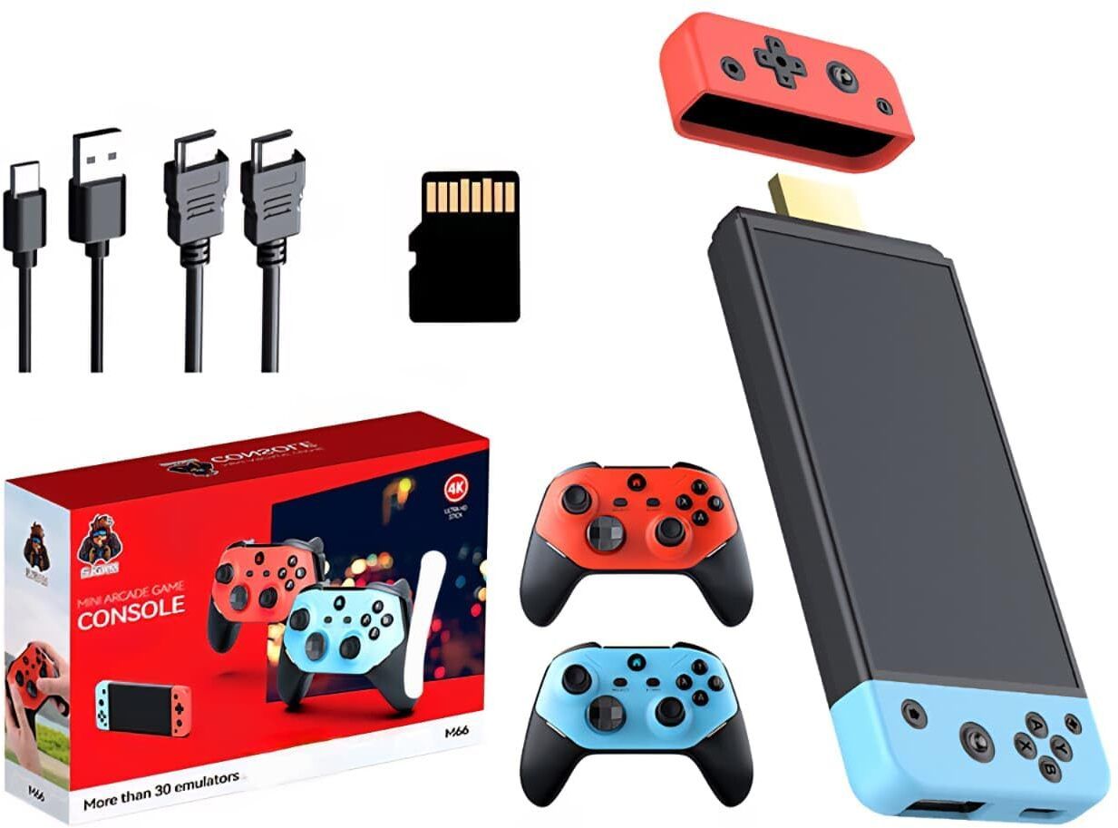 Playtastic M66 Special Edition Retro Game Console 64 GB with with 35 Emulators & 20,000+ Games, Mario, GTA & Retro Games-image-7