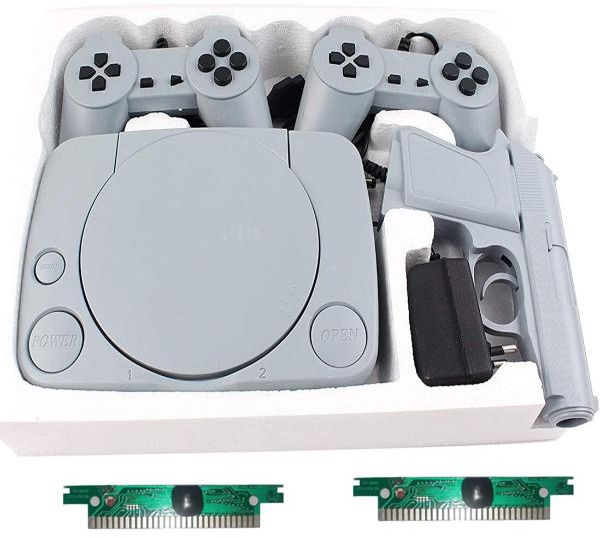GARNER 69 Classic Inbuilt TV Game Console with 2 Cassette NA GB with Contra, Super Mario Bros, F1 Race, Cricket Game-image-33
