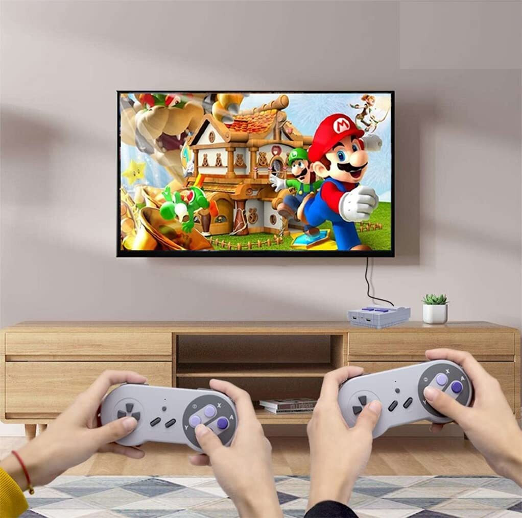 PSS Game Console with 634 Games, HDMI HD Output Video Game, 2 Wireless Controllers 2.4 GB image 1