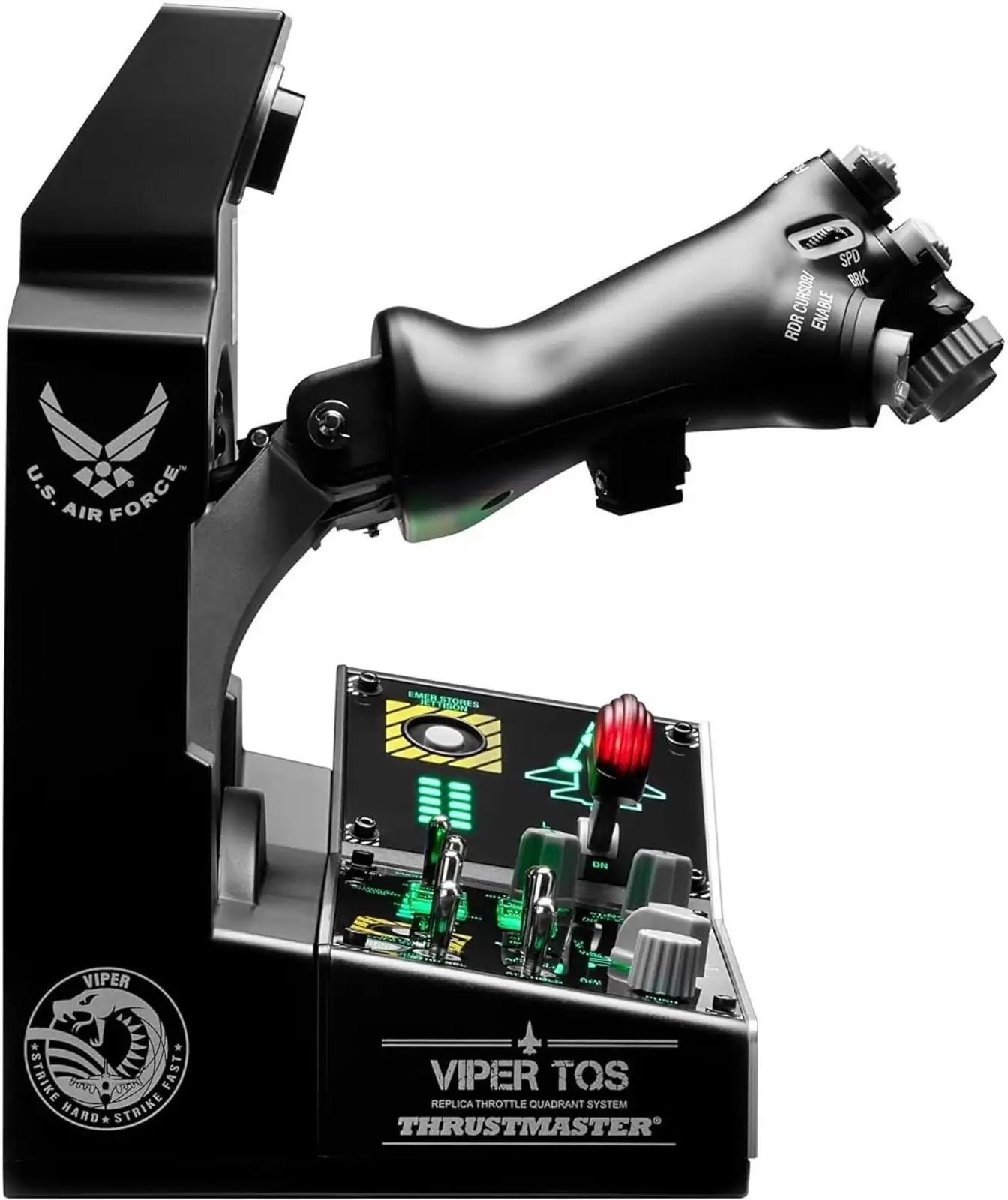 THRUSTMASTER Viper TQS Mission Pack Throttle Control Panel for PC 64 programmable action buttons and 6 physical axes GB with die-cast metal construction, Perfect Gift For Famers-image-23