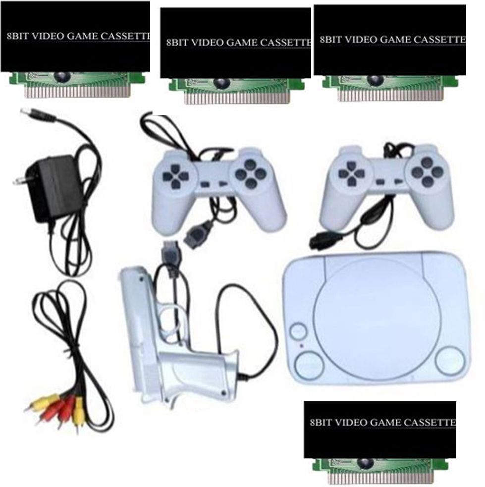 VK MART 8bit 4 cassette TV Classic video game console with in-built game 1 cassette NA GB with 30 to 40 games in built ,with 1 cassette-image-20
