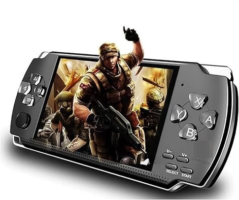 NextTech 2024 X6: Ultimate 1K+ Games, Entertainment Hub (Premium Black Console) 8 GB with uilt-in Thousands of Classics: Enjoy a vast library of 1000+ free classic games image 1