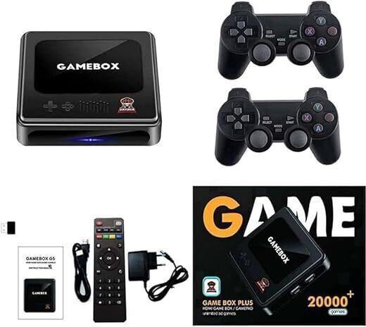 EXtreme GAMEBOX Plus G10 Retro Game Console 30000+ Games Classic 64 GB with Yes-image-2