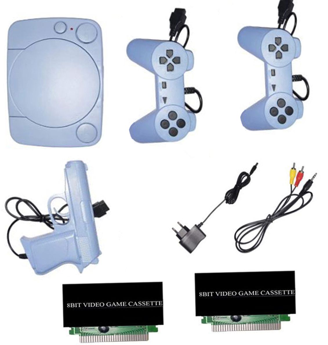 NOWAIT 18 Classic TV Game Console Inbuilt Game Contra, Super Mario Bros with 2 Cassette NA GB with Contra, Super Mario Bros, F1 Race, Cricket Game-image-16