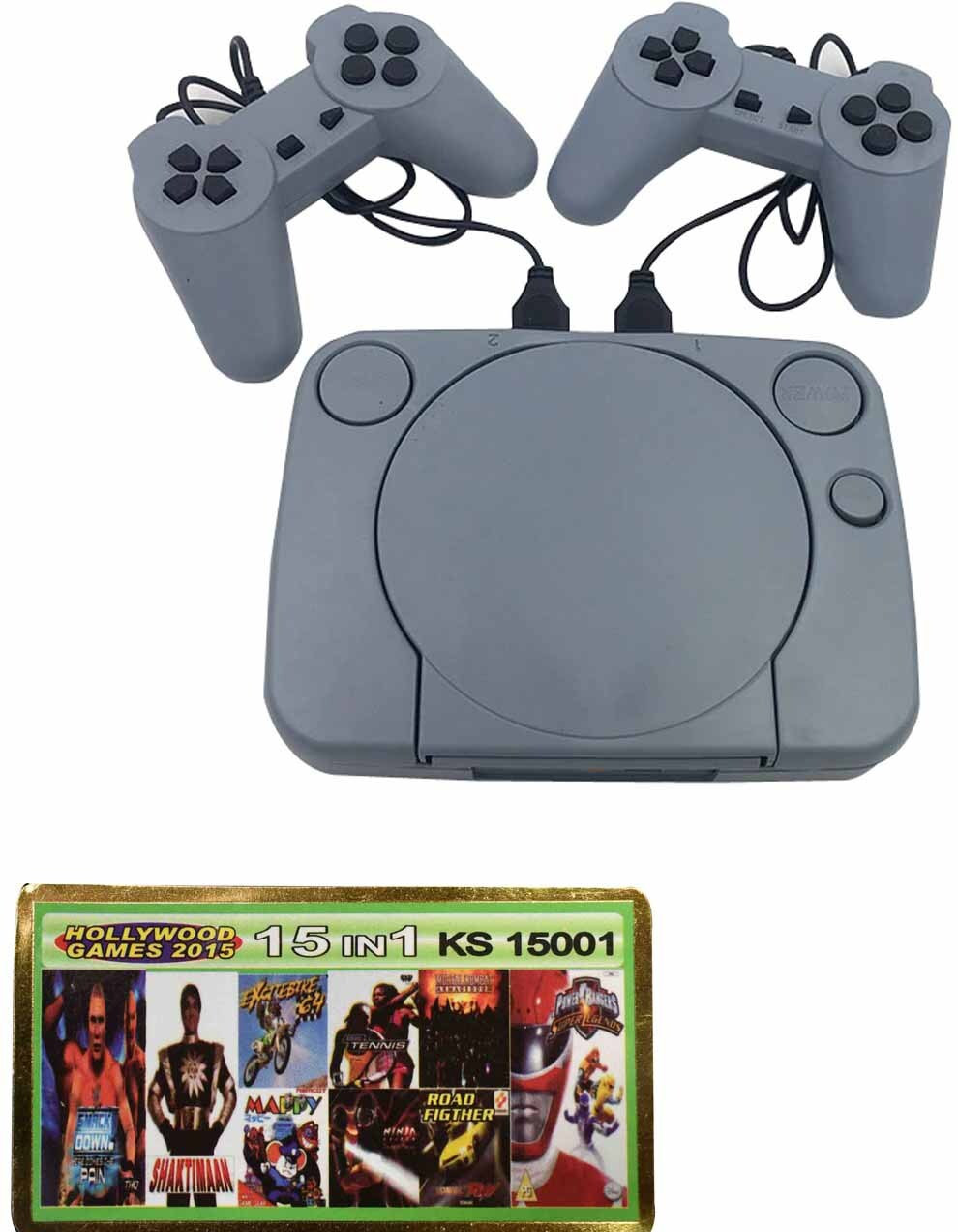 KAIKO New Edition Classic Super 8 Bit Game Console Inbuilt Game And one 15 in 1 Chip NA GB with Contra, Super Mario Bros, F1 Race, Cricket Game image 1