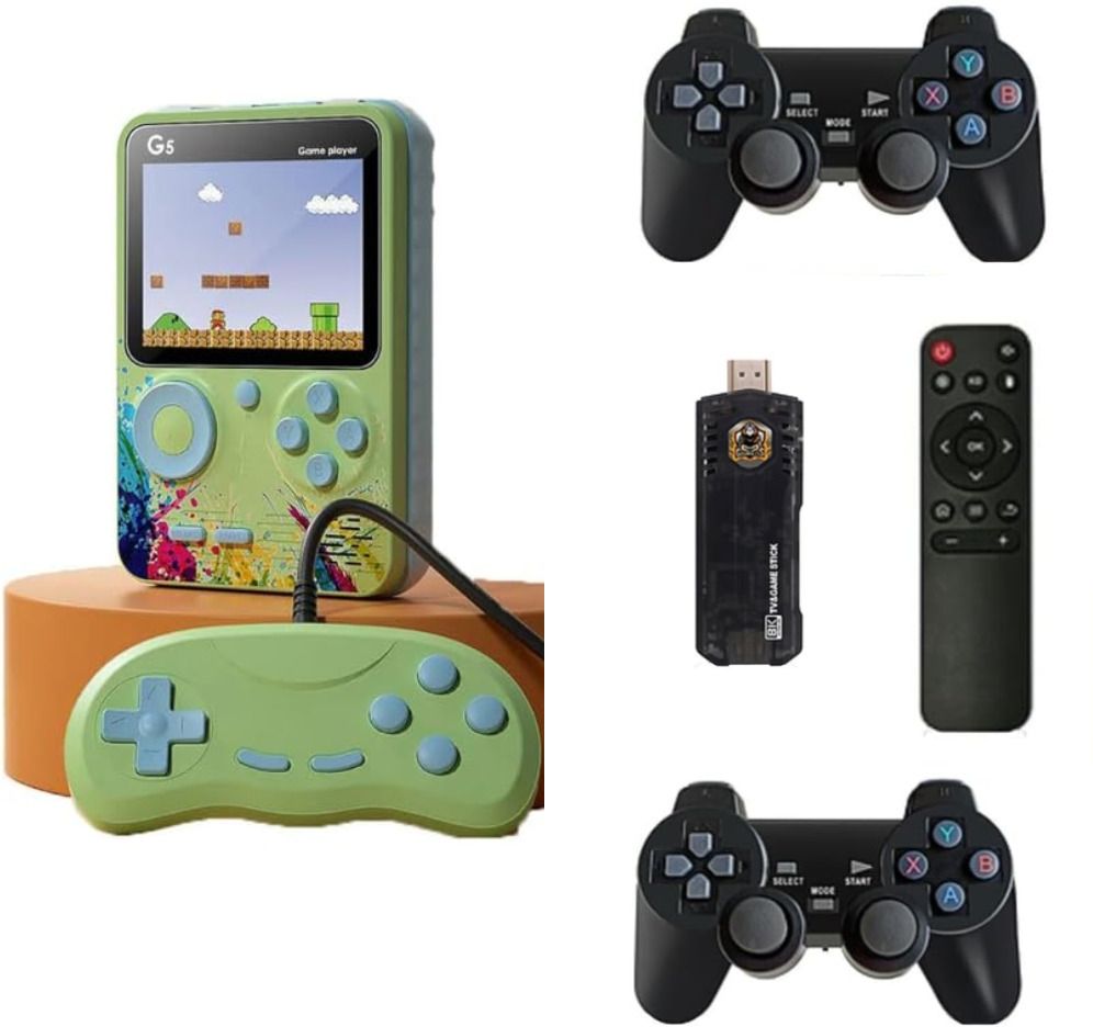 DRUMSTONE G5 Gaming Machine 2-Player & 2-in-1 Console 10,000+ Games PS1 PSP N64 with puzzles, sports-image-38