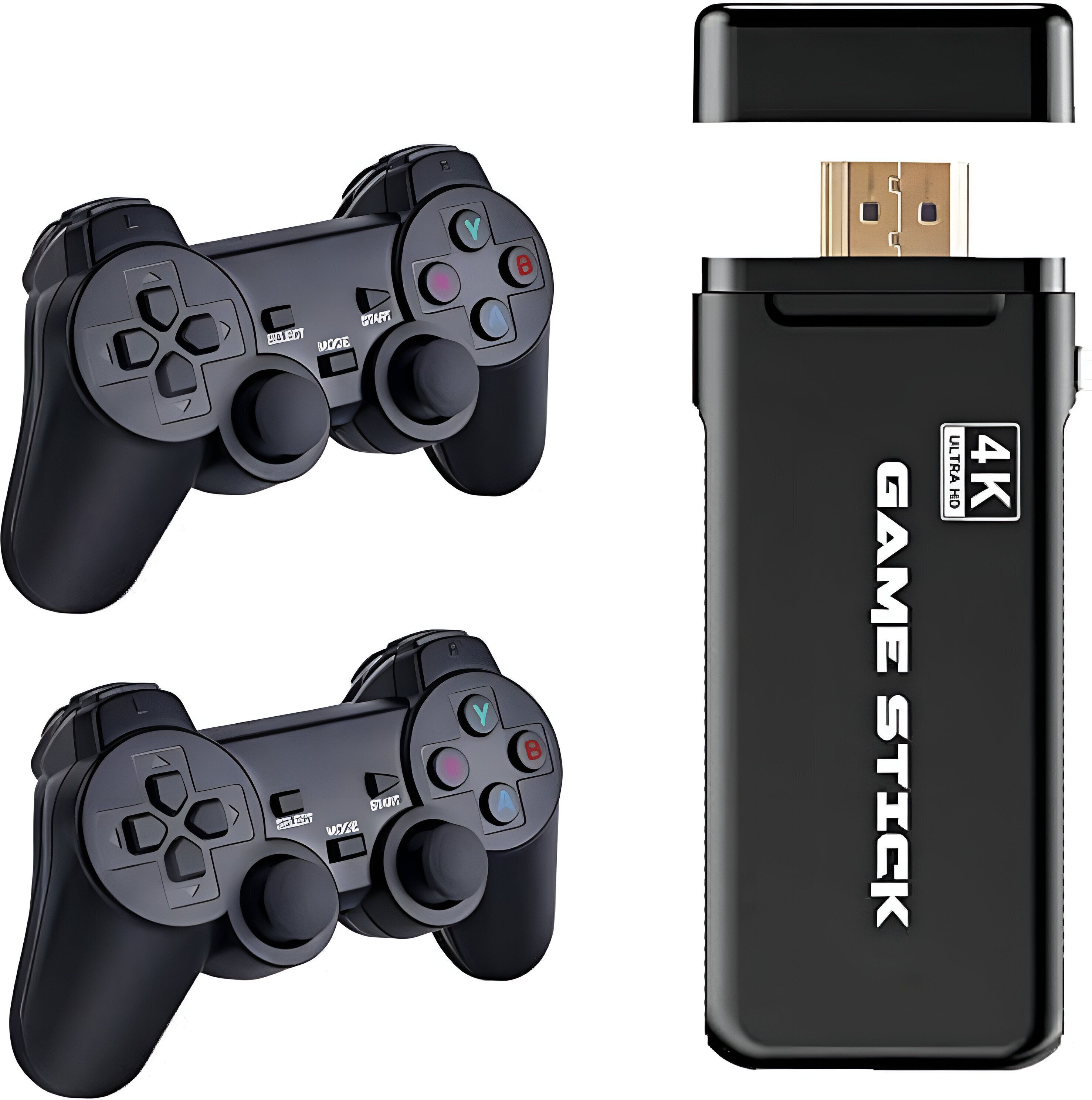 TUNIFI Wireless video games for tv gaming, Retro gaming console with Game Stick 64 GB with Old School Station Video Games-image-20