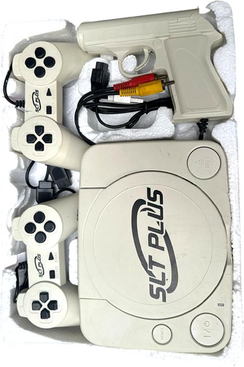 GROZA UltraPixel Retro PlayStation Style 8Bit Console with 10 Meter Wire na GB with Contra, Super Mario Bros, F1 Race 40 to 50 games are different & others repeated-image-36