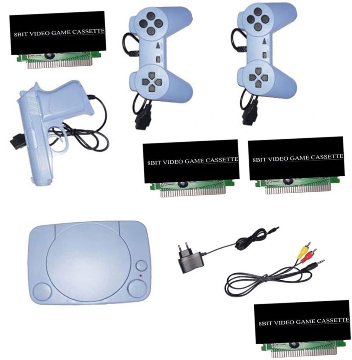 KAIKO inbuilt game Best Multiplr Tv Video Classic console 8bit with 8bit 4 cassette NA GB with 30 to 40 games in built ,with 1 cassette-image-20