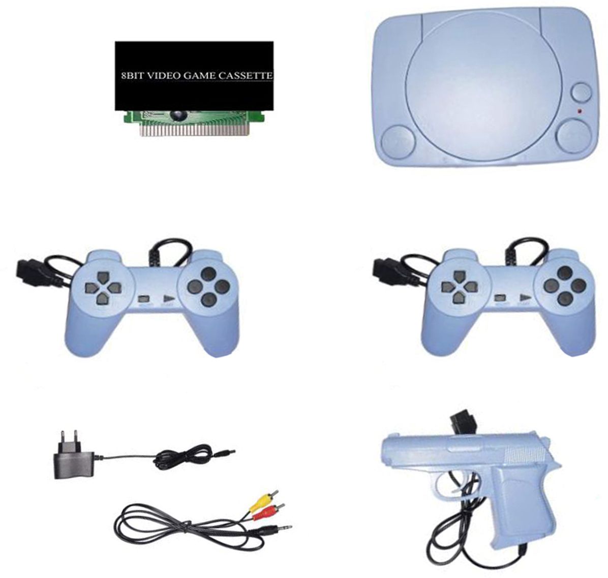 COUNTACH TV Classic video game console with 8bit 1 cassette in-built MORE game NA GB with 30 to 40 games in built ,with 1 cassette-image-8