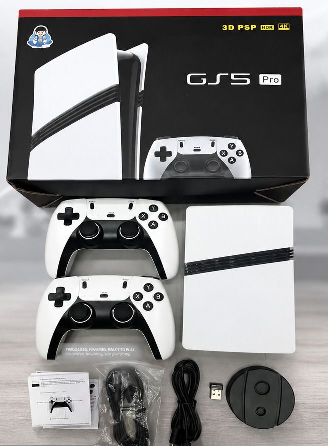 Playtastic GS5 Pro Classic TV Video Game Console with 4K HD Output 64 GB with with 25000 Games like God of War , Tekken, 53 Simulators for PSP Games-image-30