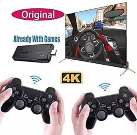 GameStick 2.4G Wireless Controller 4K HD Console Built-in 10k+ Retro Games 25th Anniversary Edition-image-42