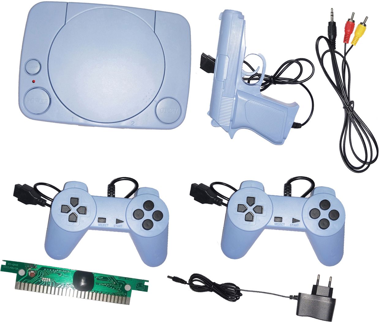 Nouveau New Classic Tv Video Gaming Console Inbuilt Games Best Kids With 1 Extra Chip NA GB with Contra, Super Mario Bros, Duck Hunt, F1-image-24