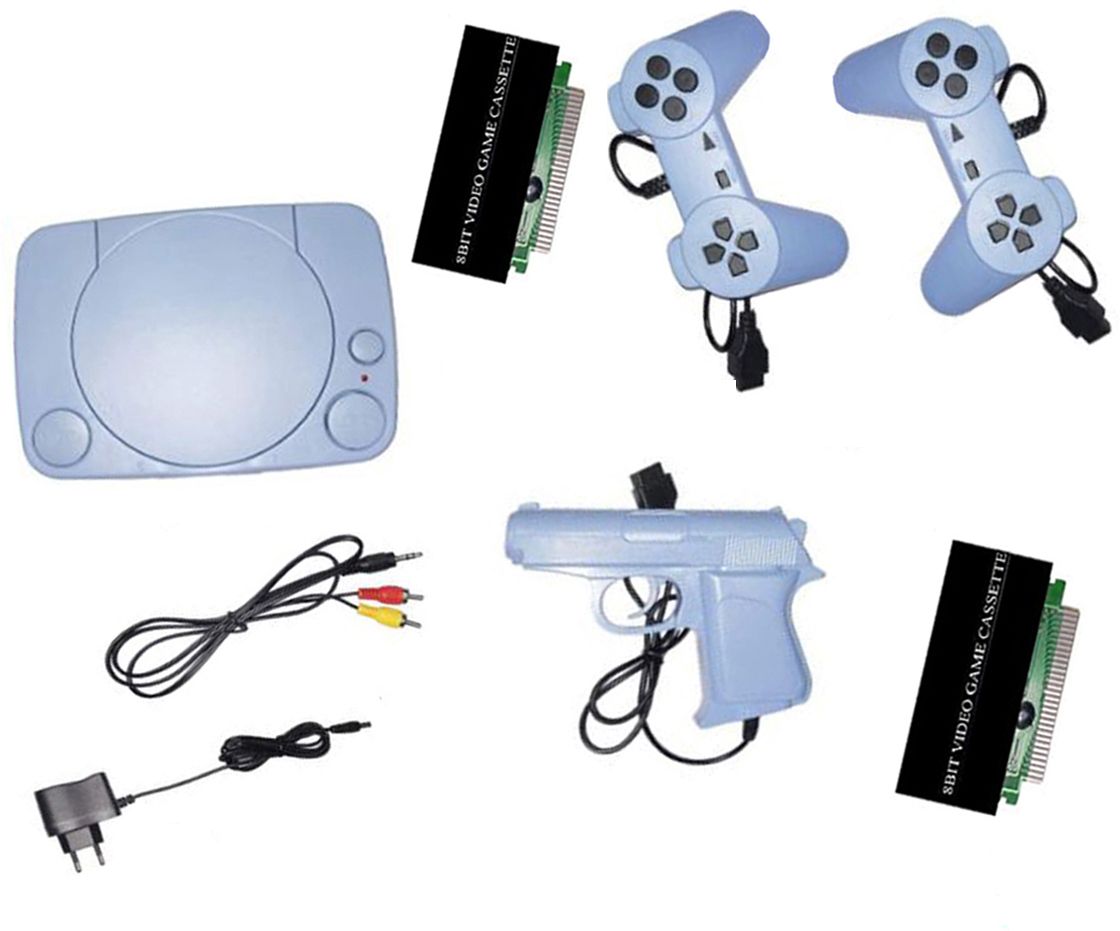 Inquisitive 97 Classic TV Game new 2 Cassette Inbuilt Console NA GB with Contra, Super Mario Bros, F1 Race, Cricket Game-image-22
