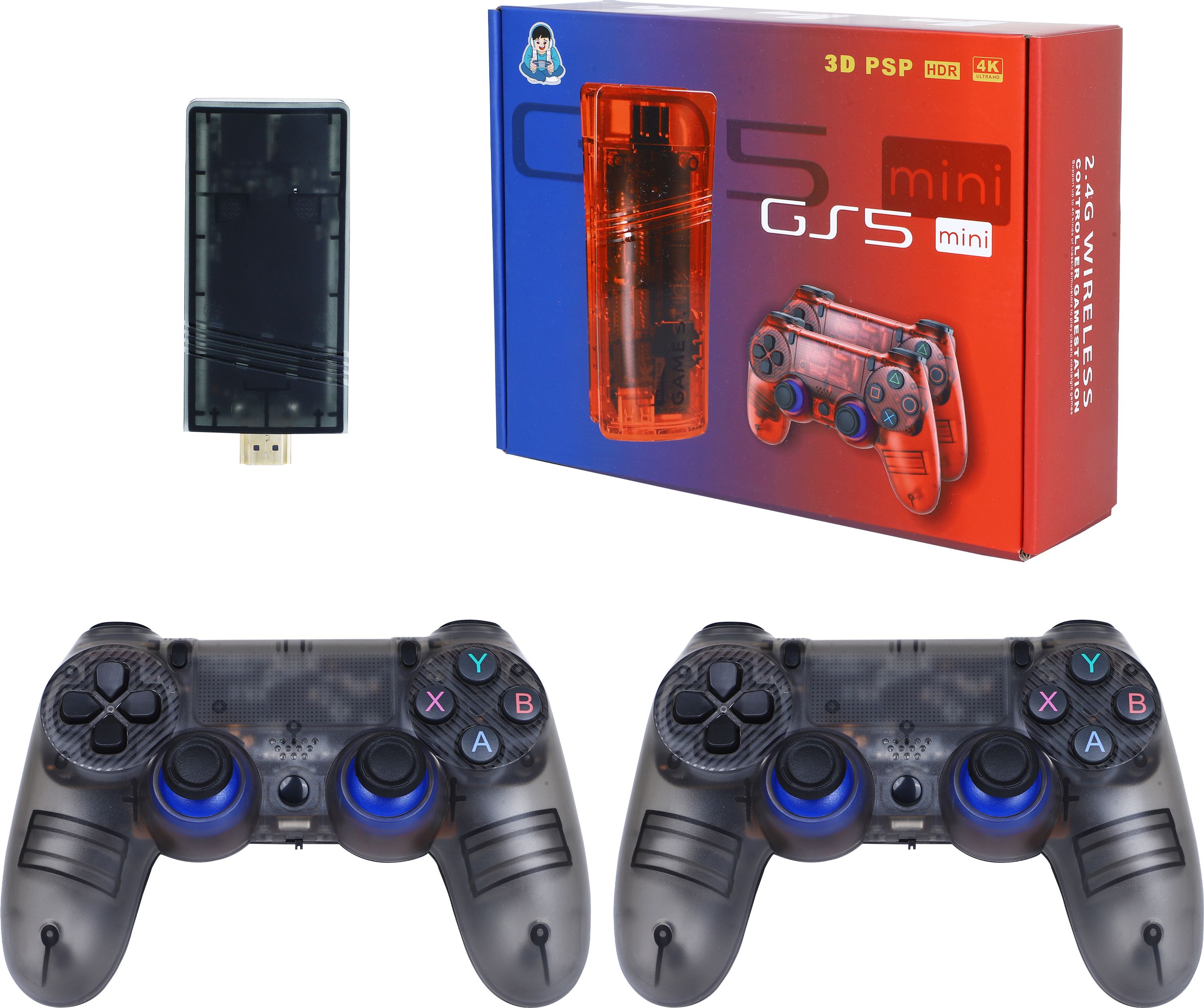 Playtastic GS5 Mini Game Console 64 GB with with 30000 Games like GTA , Tekken, 53 Simulators for PSP Games-image-45