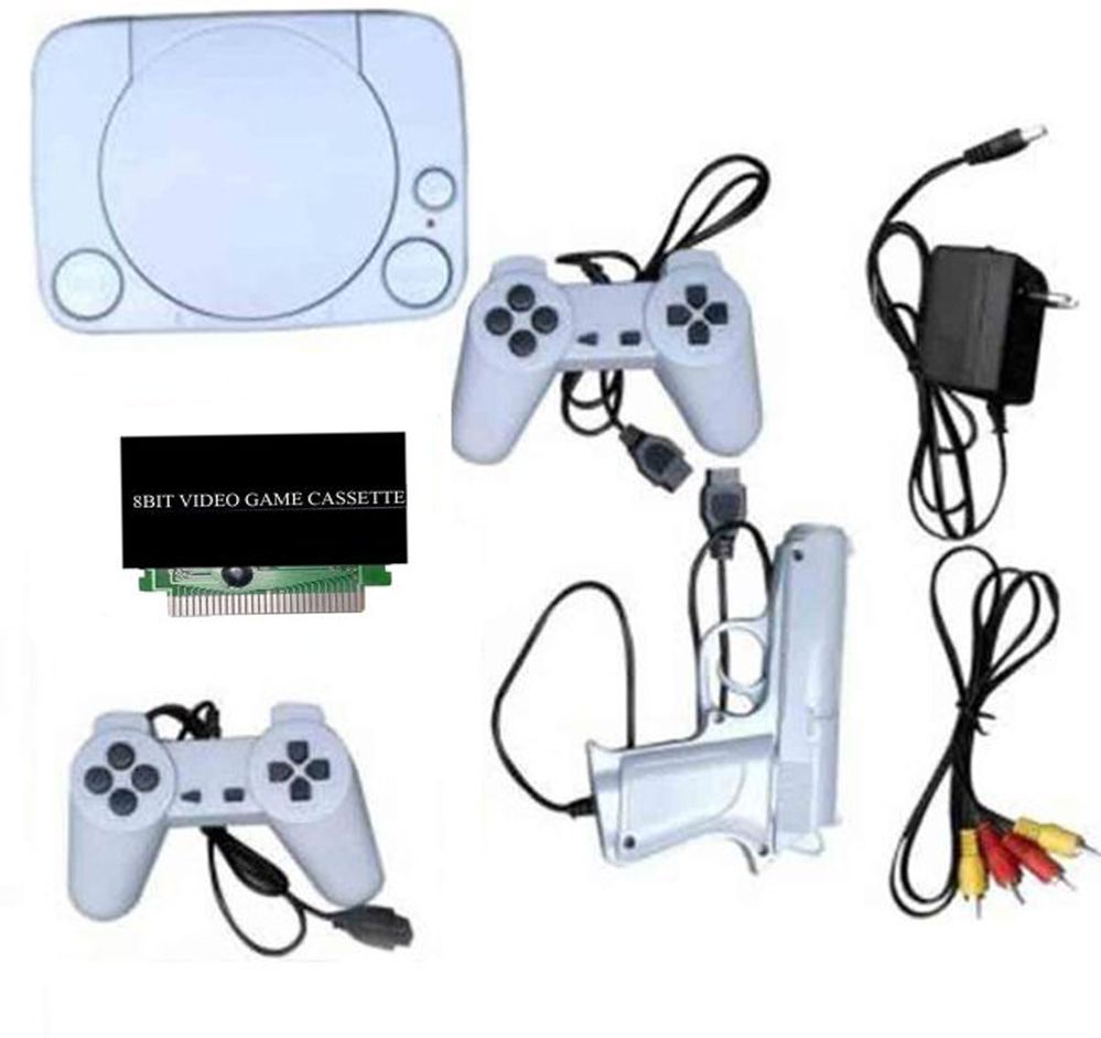 VK MART 8bit 1 cassettes with 8bit TV video Classic game console in-built MORE games NA GB with 30 to 40 games in built ,with 1 cassette-image-48