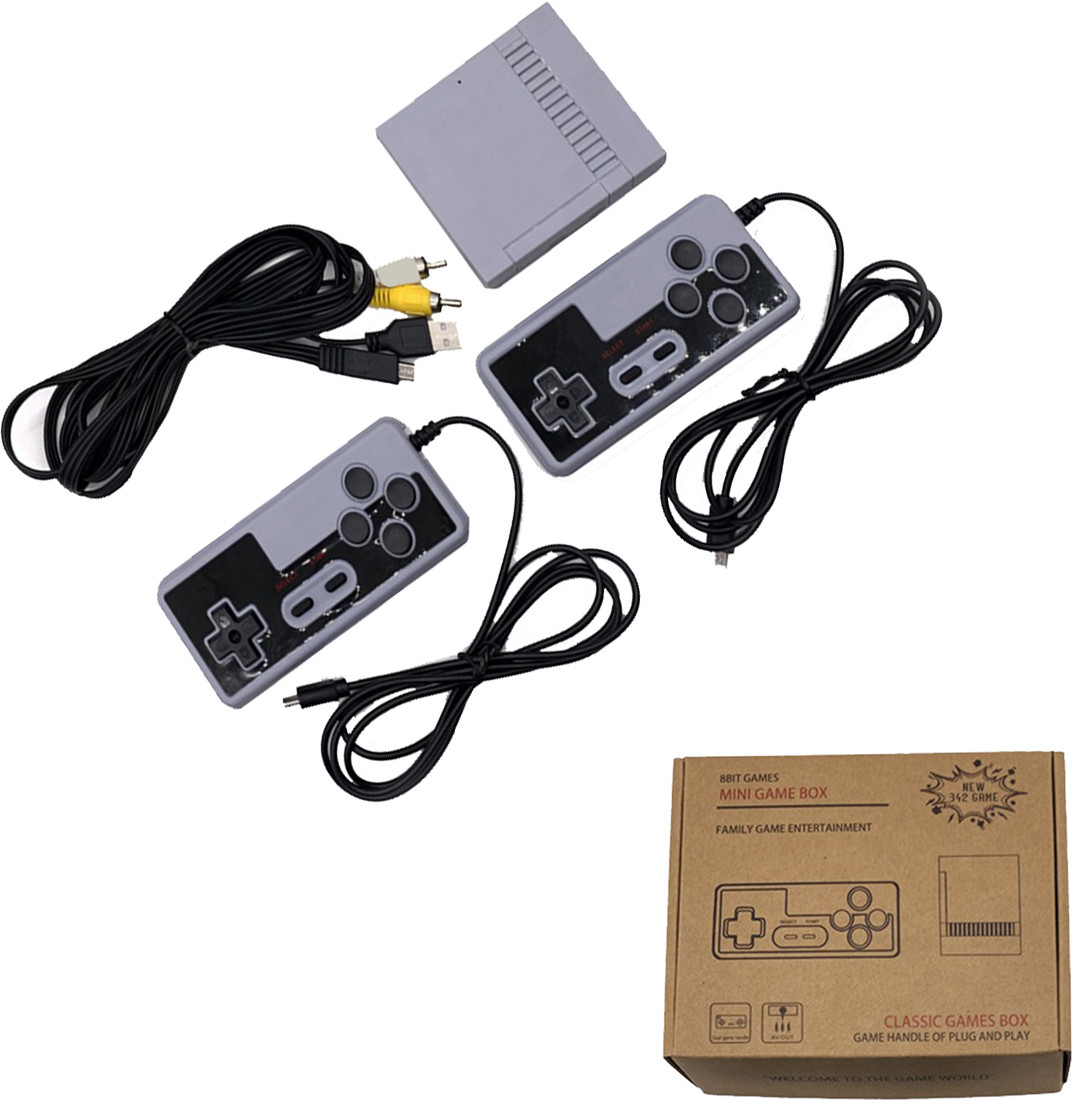 COUNTACH BUIT-IN- 342 GAME PLUG-&-PLAY 8 BIT MINI GAME BOX, FAMILY GAME ENTERTAINMENT 1 GB with Super Mario, Crash, Zelda, Sonic, Donkey Kong, Street Fighter image 1