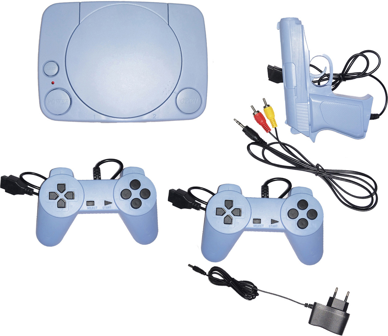 Nouveau Video Game Trendy Console 8Bit Video Game With Inbuilt Game NA GB with Contra, Super Mario Bros, Duck Hunt, F1 image 1