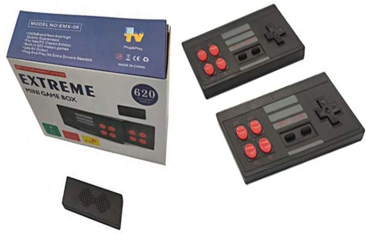 COUNTACH 4K HD Retro Game Extreme Mini Plug and Play Wireless Game Box in-built 620 Games 1 GB with 620 Games like contra, mario, cricket, football etc.-image-31