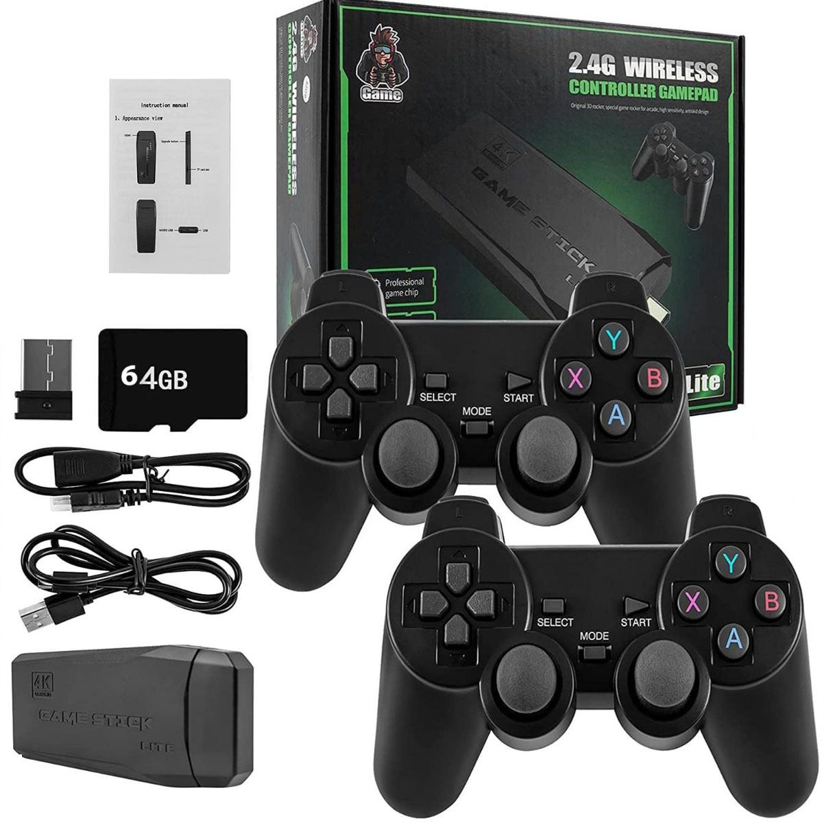 COUNTACH Wireless Controller 4K Games Stick 20000+ Classic 64 GB HDM 15 Emulators games 64 GB with 15 Emulators, Super Mario, Crash, GTA, Zelda, Sonic, Donkey Kong, Street Fighter-image-49
