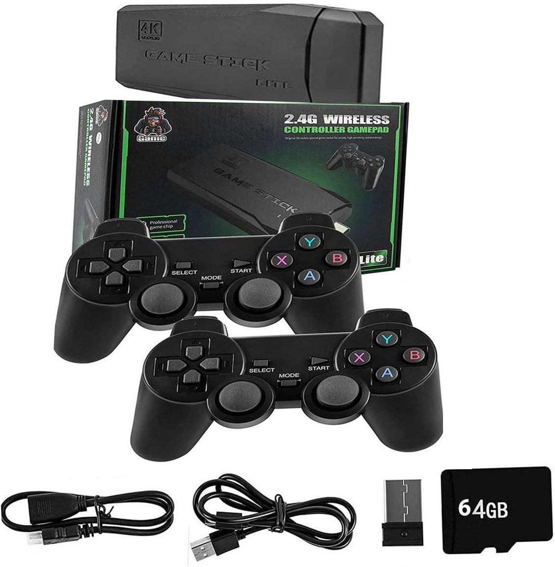 COUNTACH 20000+ Classic Games 4K Stick Wireless Controller 64 GB HDM 15 Emulators games 64 GB with 15 Emulators, Super Mario, Crash, GTA, Zelda, Sonic, Donkey Kong, Street Fighter-image-44