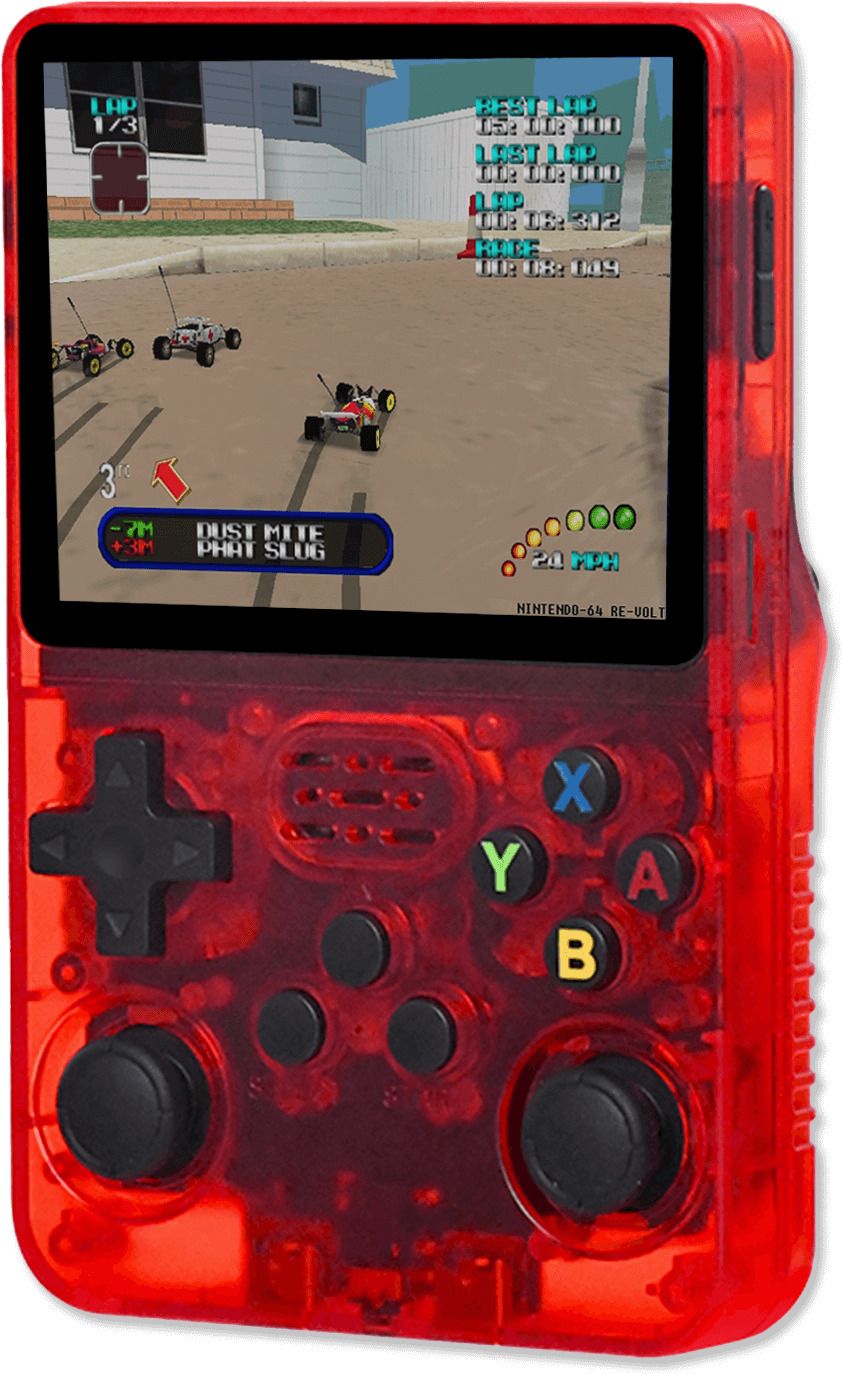 HG WORLD Retro Game R36s gaming console for Portable Style Pocket GameBox Handheld Gaming Consoles 3.5 IPS Screen Rechargeable Battery handheld console Hand video game 64 GB with 15000+Preinstall video game handheld,Best Gift All Ages Mario Game,GTA Vice City-picture-43