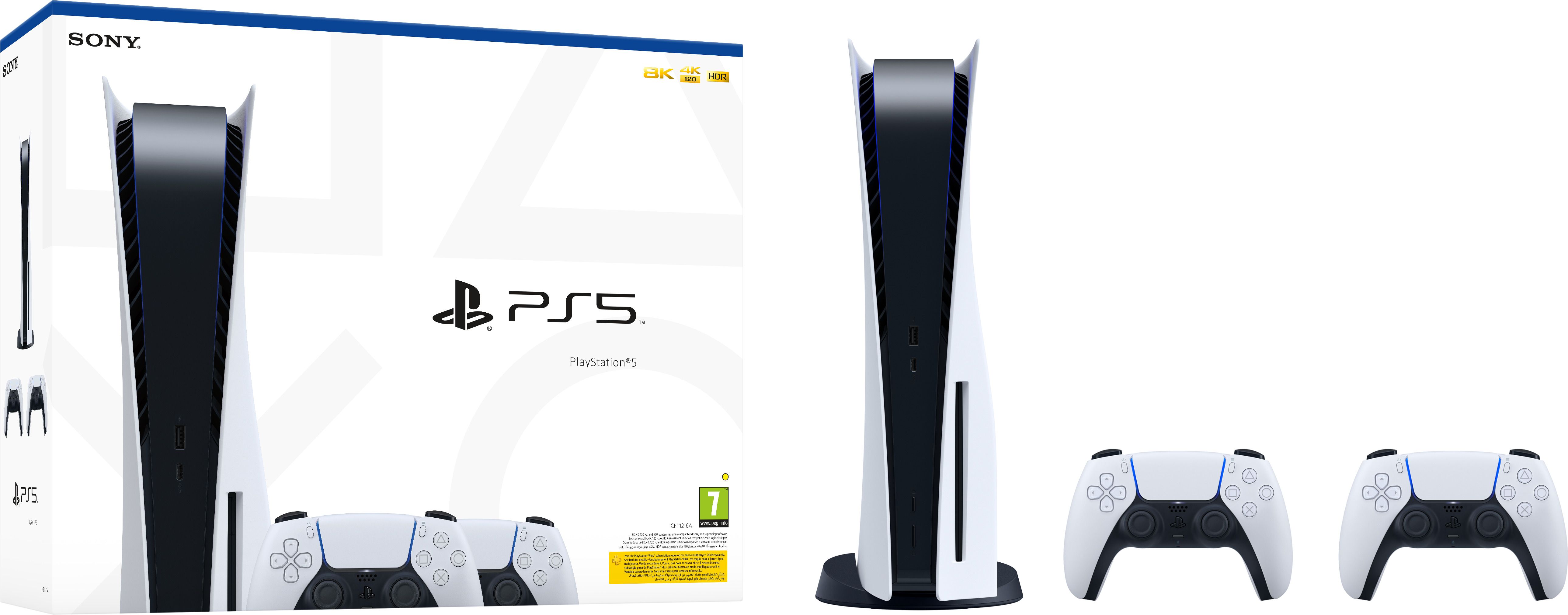 SONY PS5 Standard DualSense Bundle CFI-1208A01R 825GB SSD GB-image-0