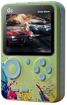 NextTech G5 500s In1 Colorful Handheld Mini Game Box For Kids 0.4 GB with Super Mario Like (Bros/Brose3/6/9/10/14)Super Contra Like(2/6/7) Total 500 Games