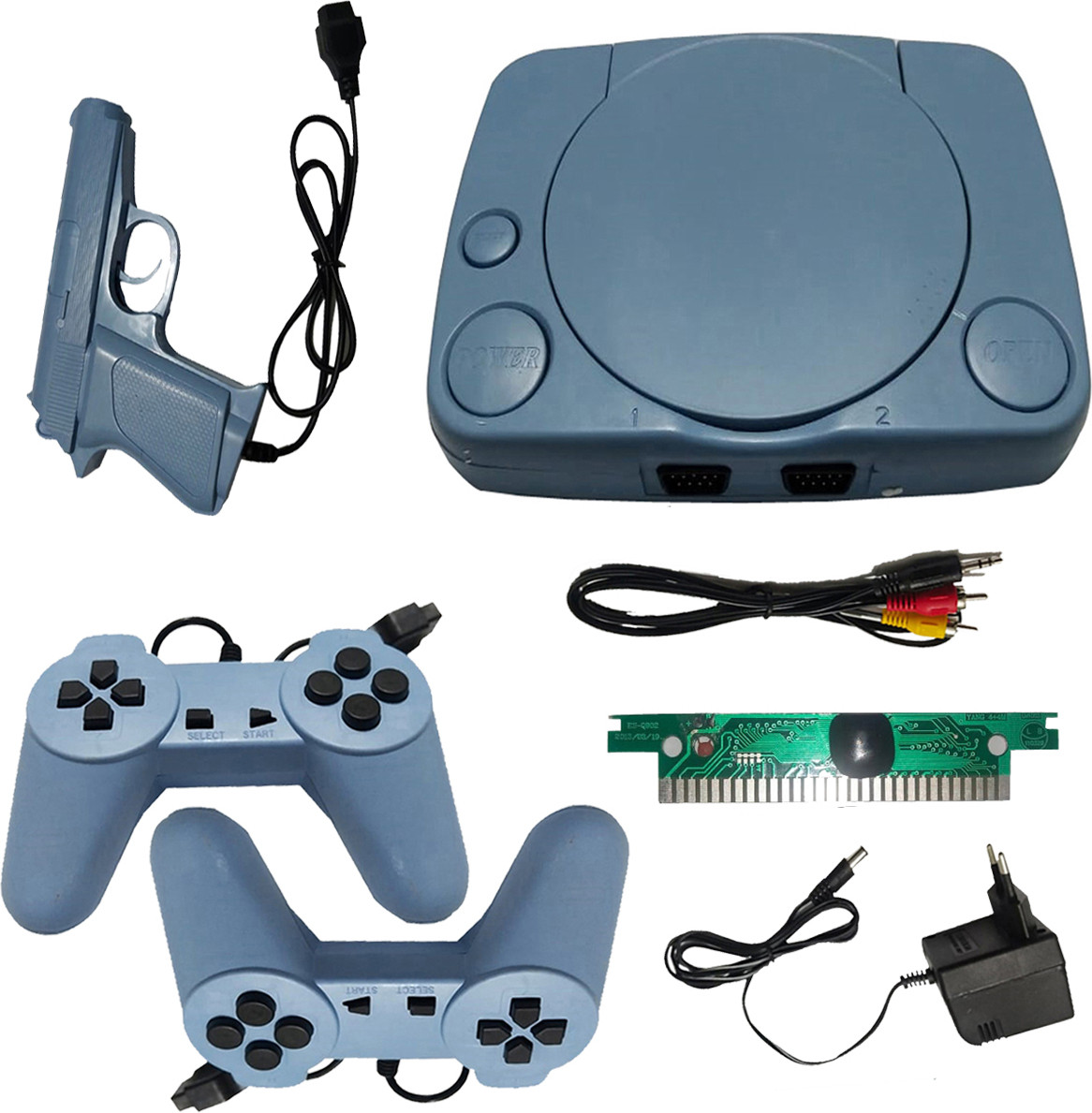 COUNTACH TV Video Game Console with 1000 Inbuilt 2 Joysticks Plug and Play Game NA GB with Super Mario Bros, Duck Hunt:F1, Contra image 1